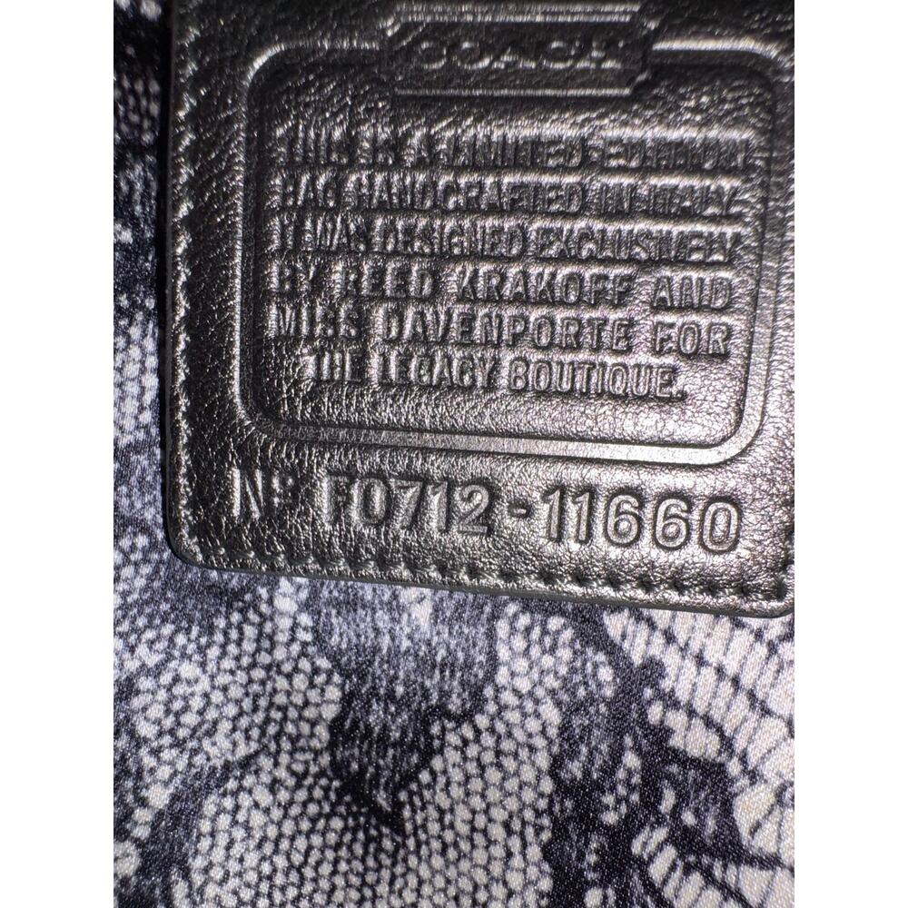 Coach Madison Limited Edition Silver Metallic Kisslock Chain Bag - Picture 2 of 12
